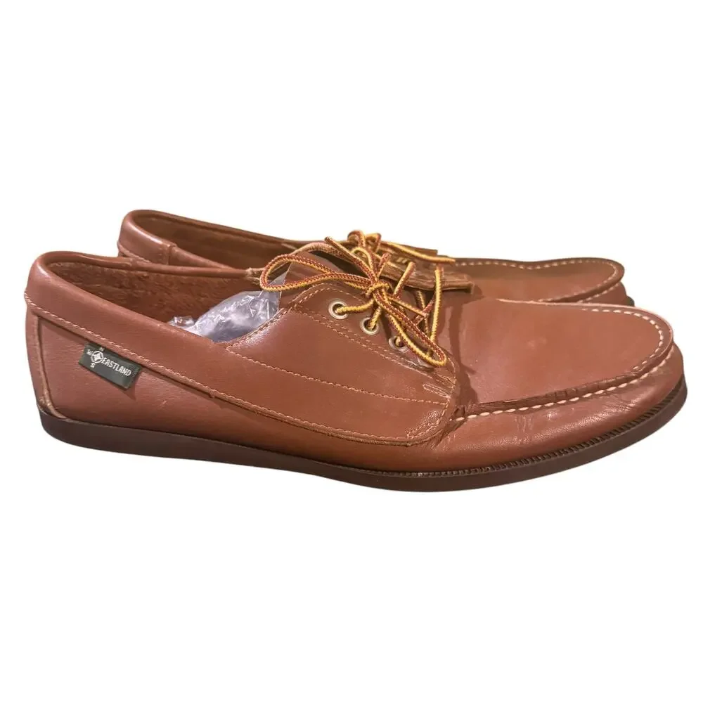 Eastland Made in Freeport Maine USA  Men's 13 D Falmouth Camp Moc Boat Shoes